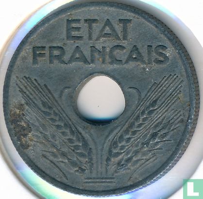 Frankreich 10 Centime 1943 (21 mm - 2.65 g) - Bild 2