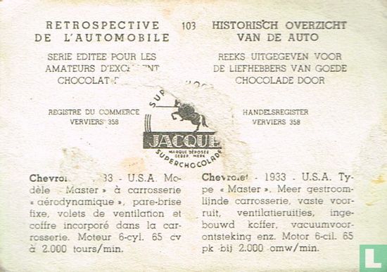 Chevrolet - 1933 - Afbeelding 2