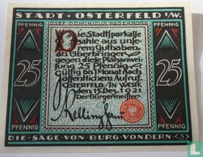 Osterfeld 25 Pfennig 1921 (3) - Image 2