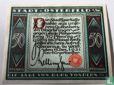 Osterfeld 50 Pfennig 1921 (4) - Image 2