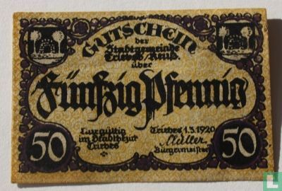 Triebes, Stadtgemeinde - 50 Pfennig 1920 - Image 1