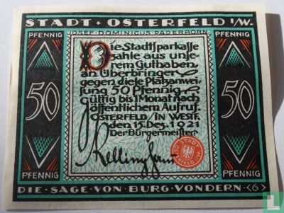 Osterfeld 50 Pfennig 1921 (6) - Image 2