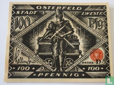 Osterfeld 100 Pfennig 1921 (D) - Afbeelding 1