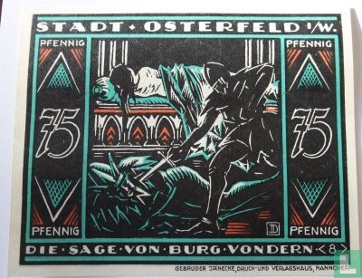 Osterfeld 75 Pfennig 1921 (8) - Image 1