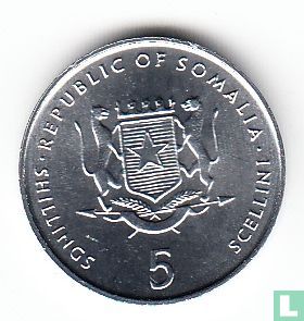 Somalia 5 shillings 2002 "FAO - Food Security" - Image 2