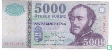 Hongarije 5.000 Forint 2006 - Afbeelding 1