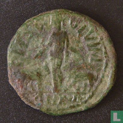 Romeinse Rijk, AE (27) Sestertius, 251-253 AD, Trebonianus Gallus, Viminacium, Moesia Superior, 251 AD - Afbeelding 2