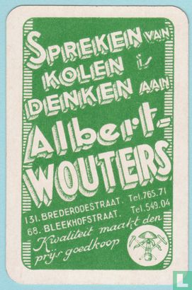 Joker, Belgium, Albert Wouters Kolen, Speelkaarten, Playing Cards - Afbeelding 2