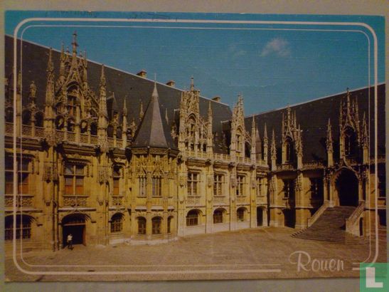Rouen:Cour du Palais de Justice - Afbeelding 1