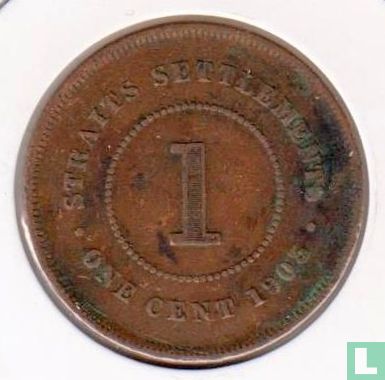 Straits Settlements 1 cent 1903 - Afbeelding 1