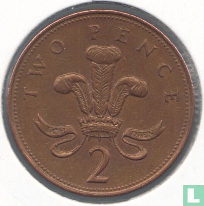 Vereinigtes Königreich 2 Pence 1993 (Typ 2) - Bild 2