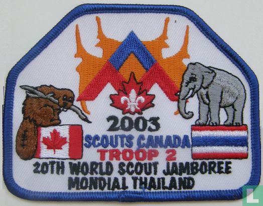 Canadian contingent - troop 2 - 20th World Jamboree