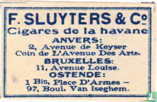 F. Sluyters & Co - Cigares de la havane