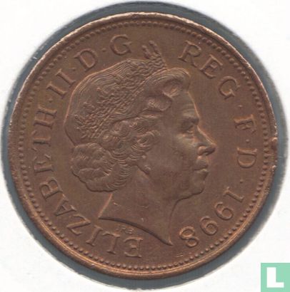 United Kingdom 2 pence 1998 (bronze) - Image 1