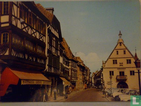 Obernai: la Place du Marché et la Halle aux Blés - Afbeelding 1