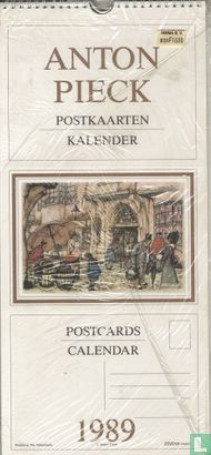 Anton Pieck Postkaarten Kalender.1989   - Image 1