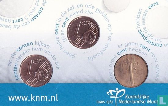 Netherlands combination set (coincard) "Fluitje van een Cent" - Image 2