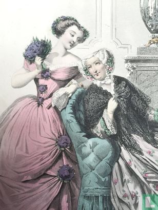 Trois femmes au salon (1849-1853) - Afbeelding 3