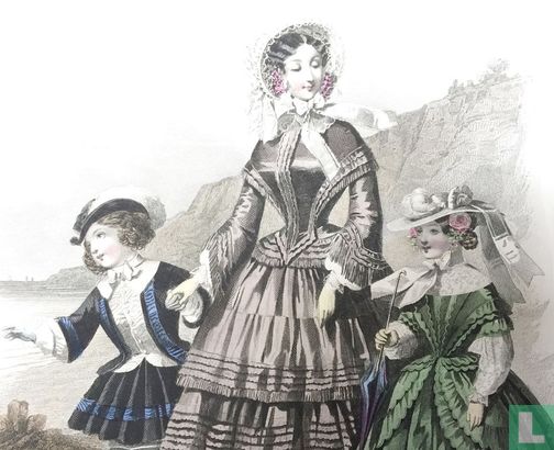 Une femme et deux enfants à la mer (1849-1853)- 341 - Bild 3
