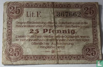 Hannover 25 Pfennig, 1920 - Bild 2
