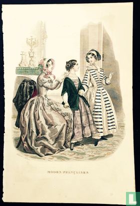 Une femme et deux filles + pages 127-128 - (1849-1852) - Image 1
