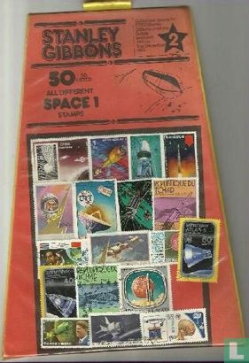 Stanley Gibbons Thematics collection - 50 different space stamps