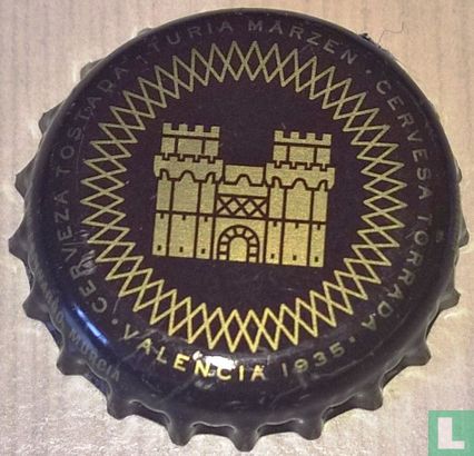 Estrella de Levante, turia märzen cervesa torrada cerveza tostada Valencia 1935