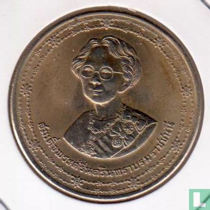 Thailand 10 baht 1990 (BE2533) "90th Birthday of King's Mother" - Afbeelding 2