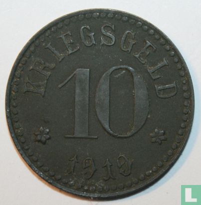 Lohr on the Main 10 pfennig 1919 - Image 1