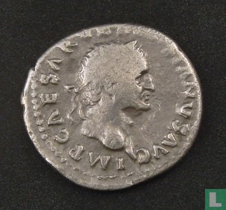 Empire romain, AR Denarius, 69-79 AD, Vespasien, Rome, 70 AD - Image 1