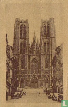 Brussel De St Goedelehoofdkerk. - Bild 1