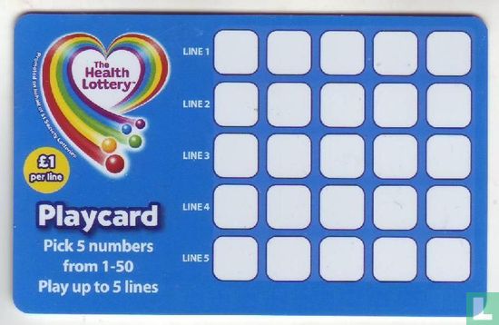 Playcard Pick 5 - The Health Lottery - Bild 1