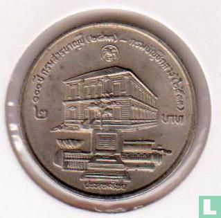 Thailand 2 baht 1990 (BE2533) "100th anniversary Office of comptroller general" - Afbeelding 1