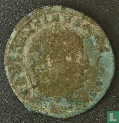 Empire romain, AE1 (28) Follis, 305-306, AD, Constantin le Grand et César sous Constance Chlore I, Aquilée - Image 1