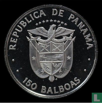Panama 150 balboas 1976 (PROOF) "150 Years Congress" - Image 2