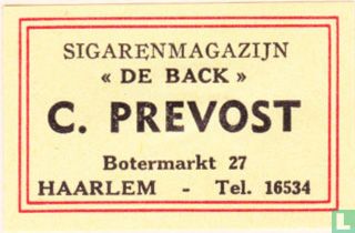 Sigarenmagazijn "De Back" - C. Prevost