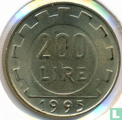 Italien 200 Lire 1995 - Bild 1