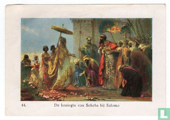 De koningin van Scheba bij Salomo