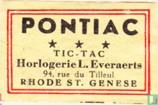 Pontiac - Horlogerie L. Everaerts