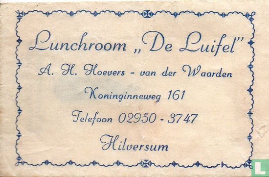 Lunchroom "De Luifel" - Afbeelding 1