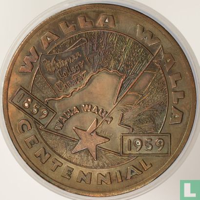 USA  Walla Walla (WA) Centennial  1859 - 1959 - Afbeelding 1