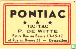 Pontiac - P. De Witte