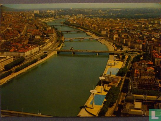 Lyon: les ponts sur le Rhône