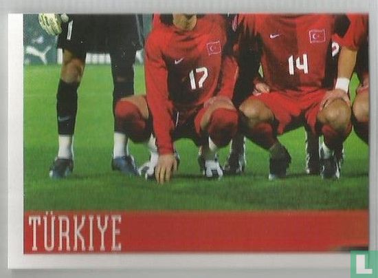 elftalfoto Türkiye (linksonder) - Afbeelding 1