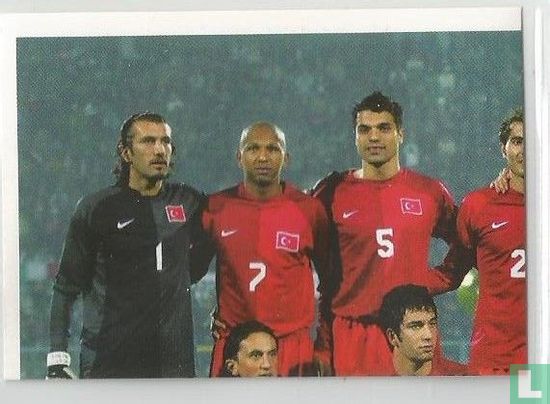 elftalfoto Türkiye (linksboven) - Afbeelding 1
