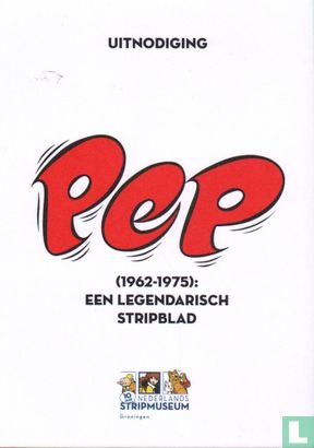 Uitnodiging - Pep (1962-1975): een legendarisch stripblad - Image 1