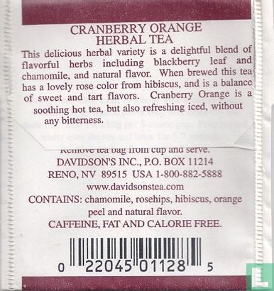 Cranberry Orange Herbal Tea - Afbeelding 2