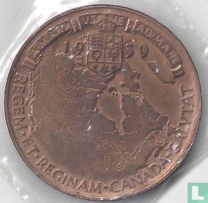 Canada  Royal Visit Medallion  1939 - Image 1