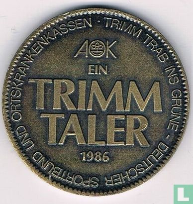 Duitsland AOK ein Trimmtaler 1986 - Afbeelding 1