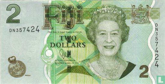 Fiji 2 Dollars ND (2011) - Image 1